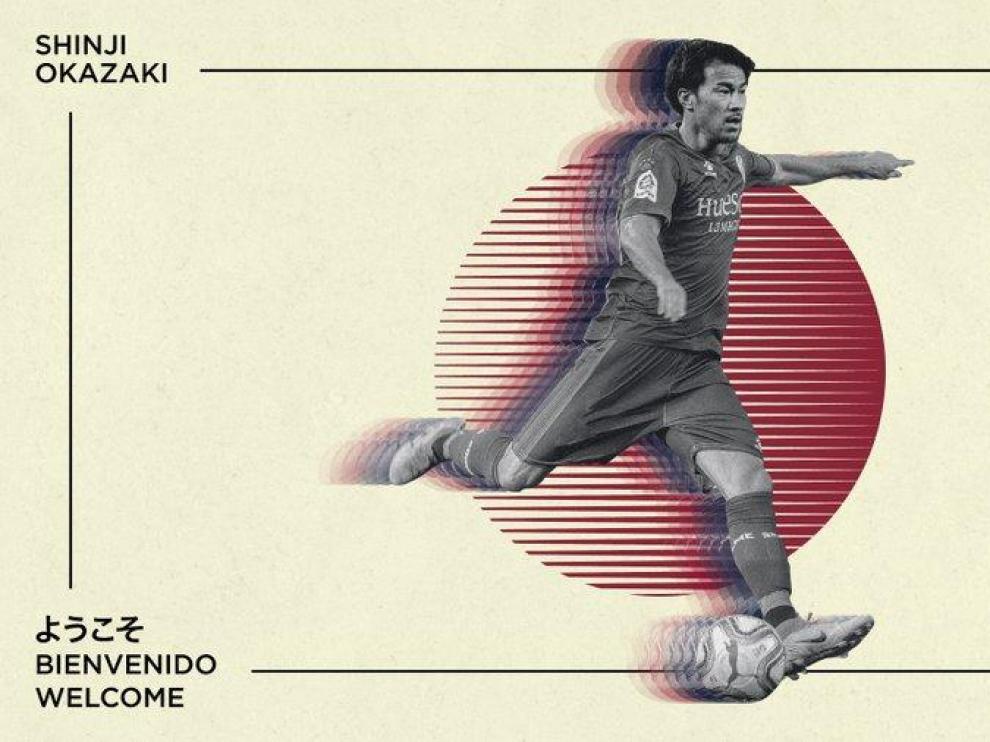 Okazaki, fichaje bomba para completar la delantera del Huesca