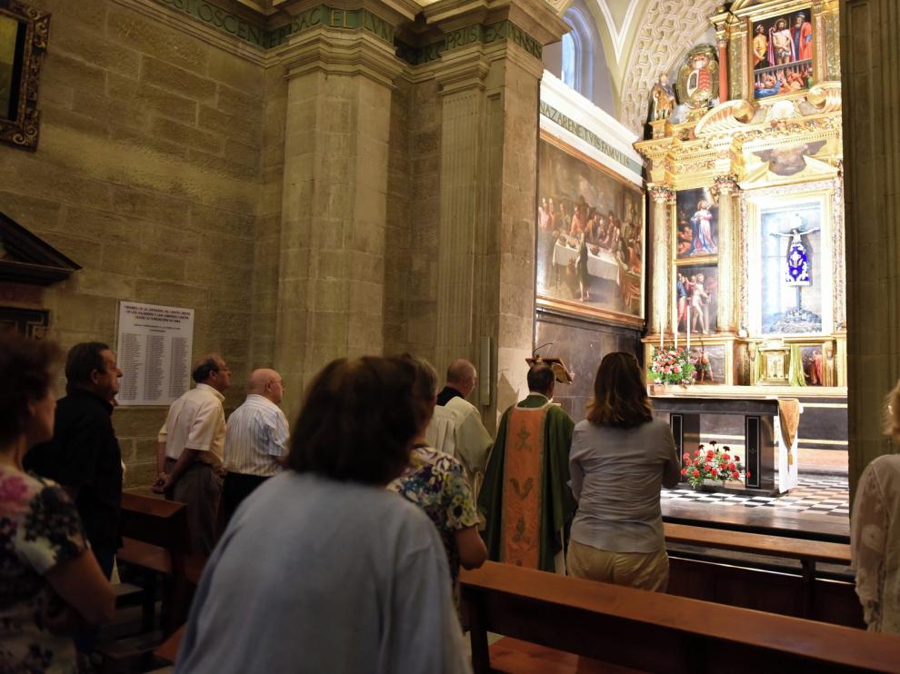 La Basílica de San Lorenzo de Huesca honrará al patrón de la ciudad con aforo reducido y controlado