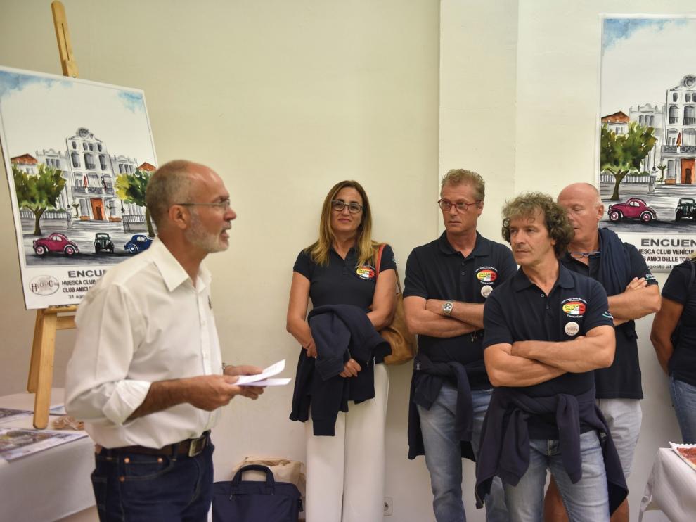 Los 19 Topolino de Bérgamo empiezan el viaje de vuelta