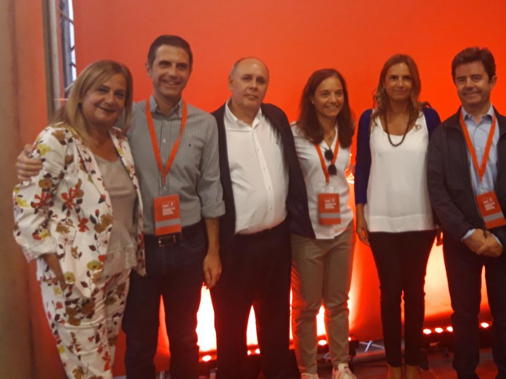 Los alcaldes Luis Felipe y Miriam Ponsa, en el Consejo de Política Municipal del PSOE