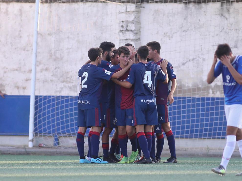 El Huesca B fue un ciclón en Alagón (0-4)
