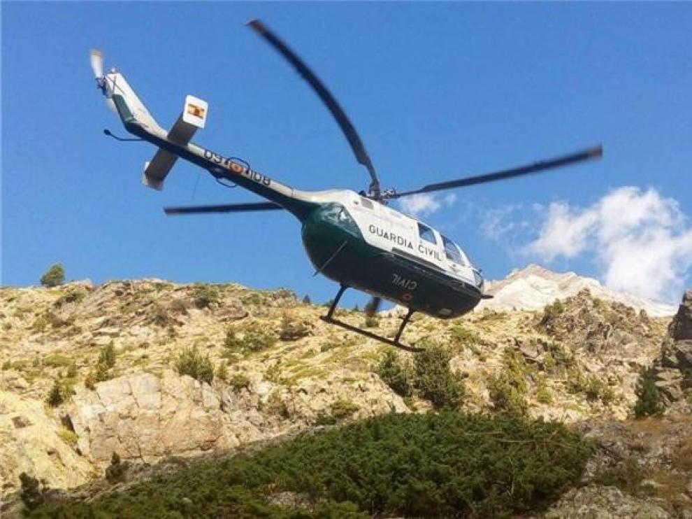 La Guardia Civil rescata en Huesca a cinco personas en tres días