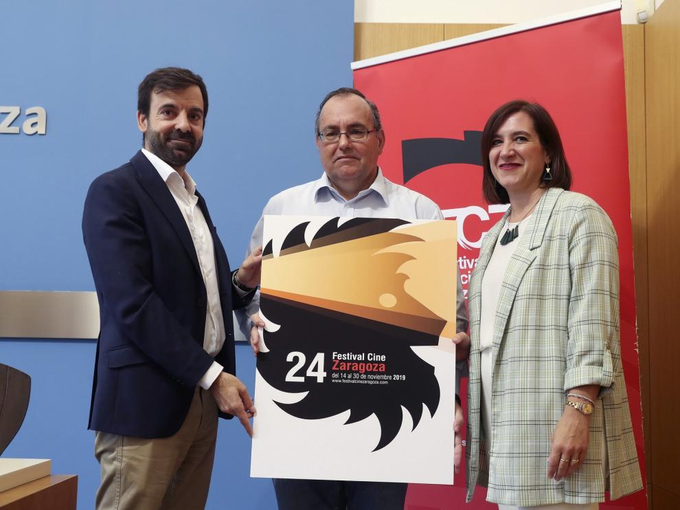 El cartel "Gozaleón", la imagen del Festival de Cine de Zaragoza