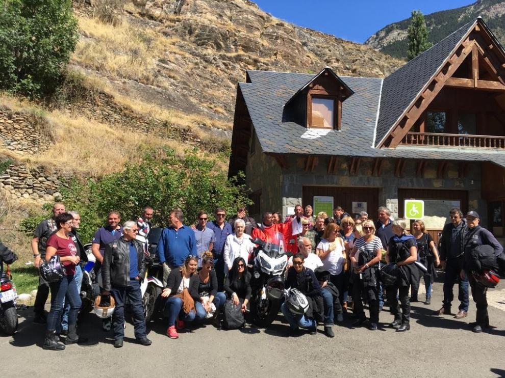 Peregrinación de motoristas de Arreau a Benasque
