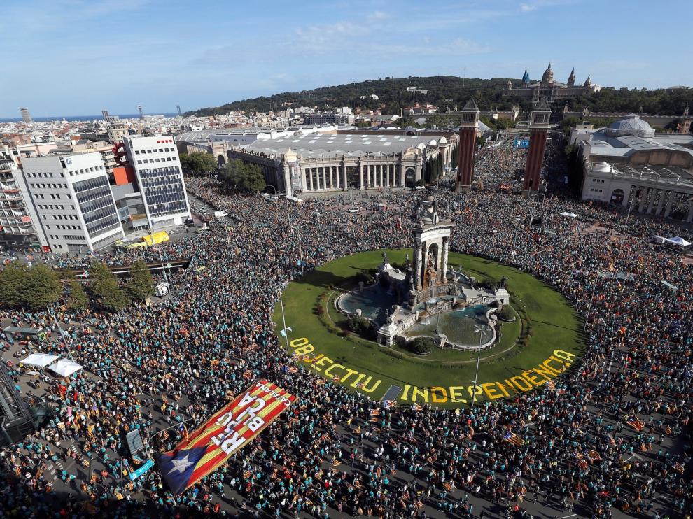 La Diada registra su participación más baja