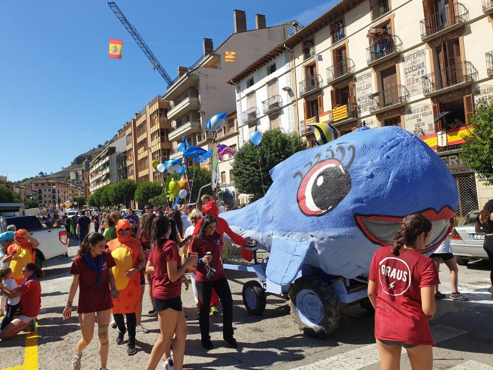Graus homenajea este viernes, en su primer día grande de las fiestas, a San Vicente Ferrer