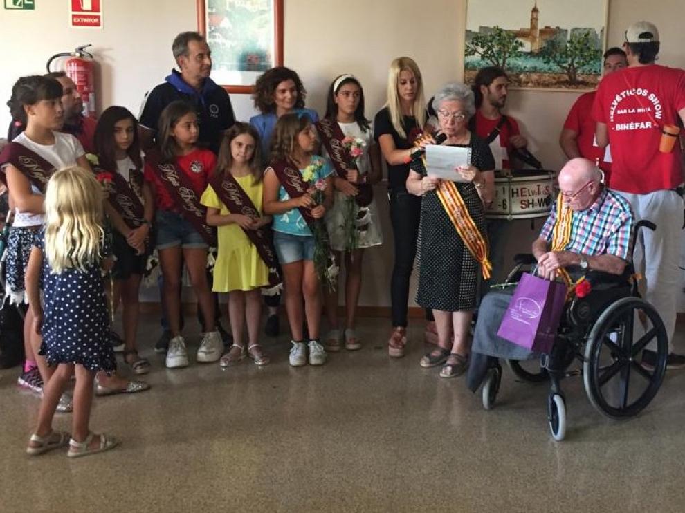 Las residencias comarcales de Tamarite de Litera y Binéfar disfrutan de las fiestas patronales
