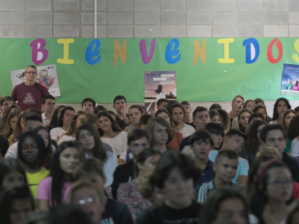 Cifra récord de alumnos en los centros de Secundaria y FP en la provincia de Huesca