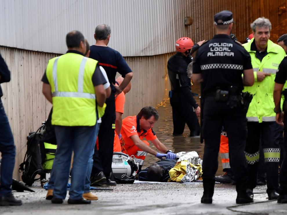 Se elevan a cinco los muertos por la gota fría al sur de España