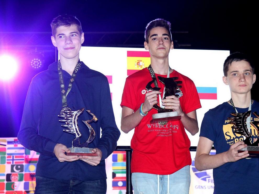 Pedro Ginés, Campeón del Mundo de Rápidas U16
