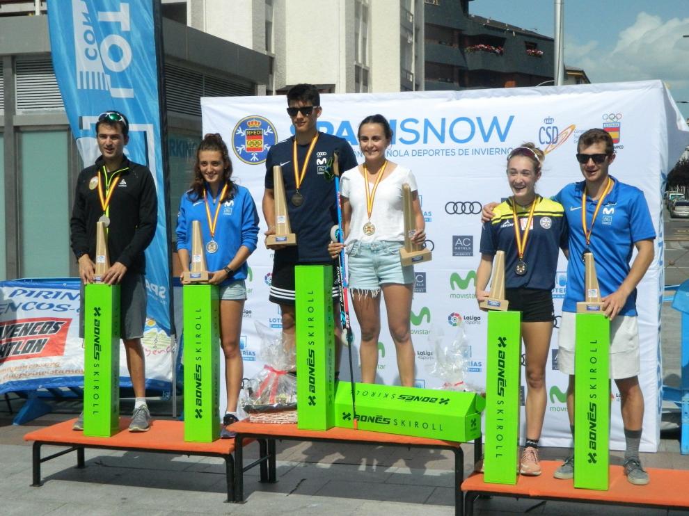 Jaume Pueyo y Marta Cester, Campeones de España en Jaca