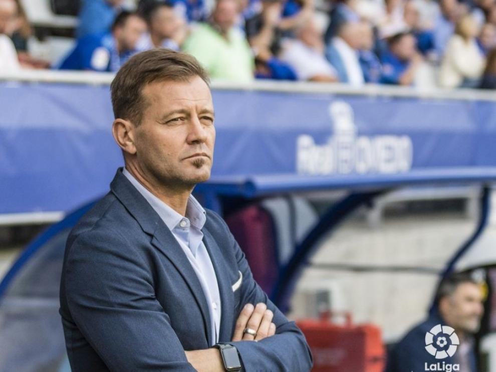Manuel Mosquera define al Huesca como "un equipazo"