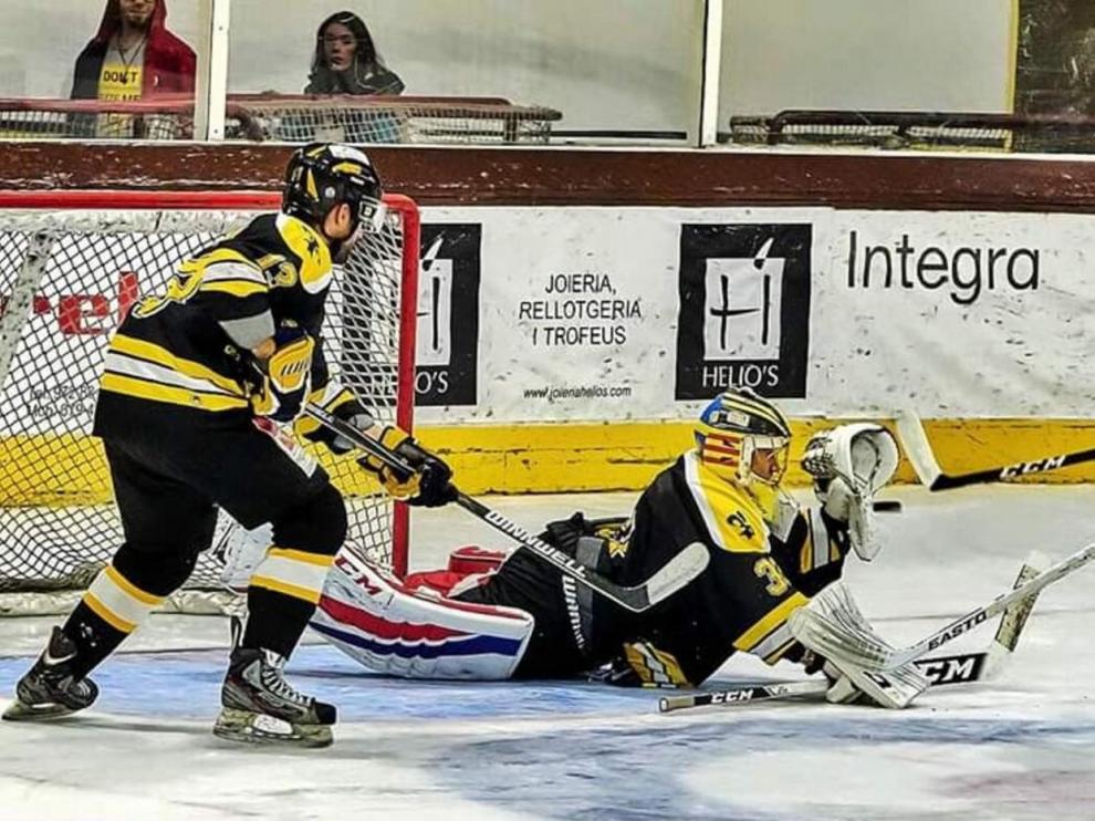 El Club Hielo Jaca cayó por la mínima en Puigcerdà (3-2)