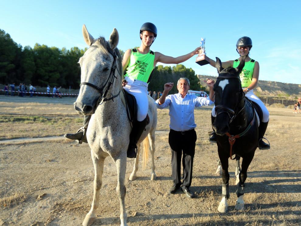 Los caballos vencen a los atletas en el vibrante Desafío de Lanaja