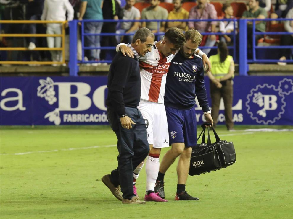Dani Escriche, cerca de un mes de baja por una lesión en la rodilla