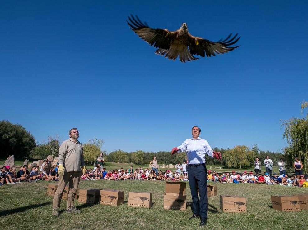 Liberados 12 milanos reales en Valle del Ebro
