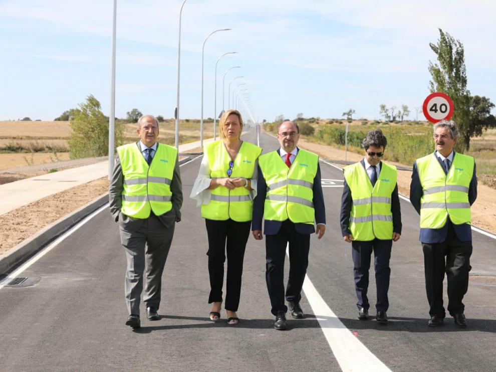 El vial que conecta Huesca con la plataforma logística Plhus entrará en funcionamiento en los próximos días