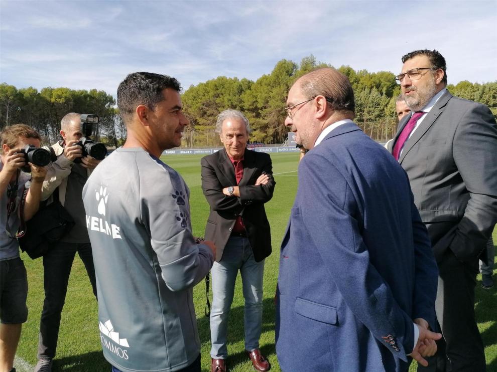 Petón: "Es el mejor arranque del Huesca en su historia en la Liga de Fútbol Profesional"