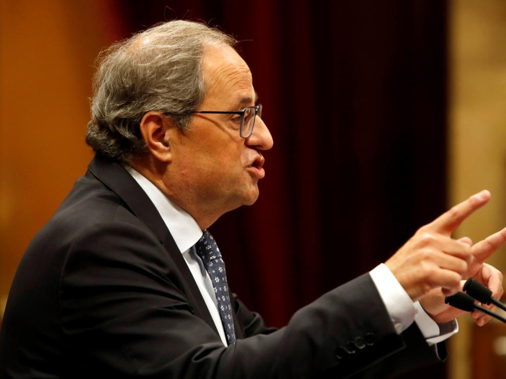 Torra: Cataluña "no se detendrá" y "volverá a ejercer" la autodeterminación