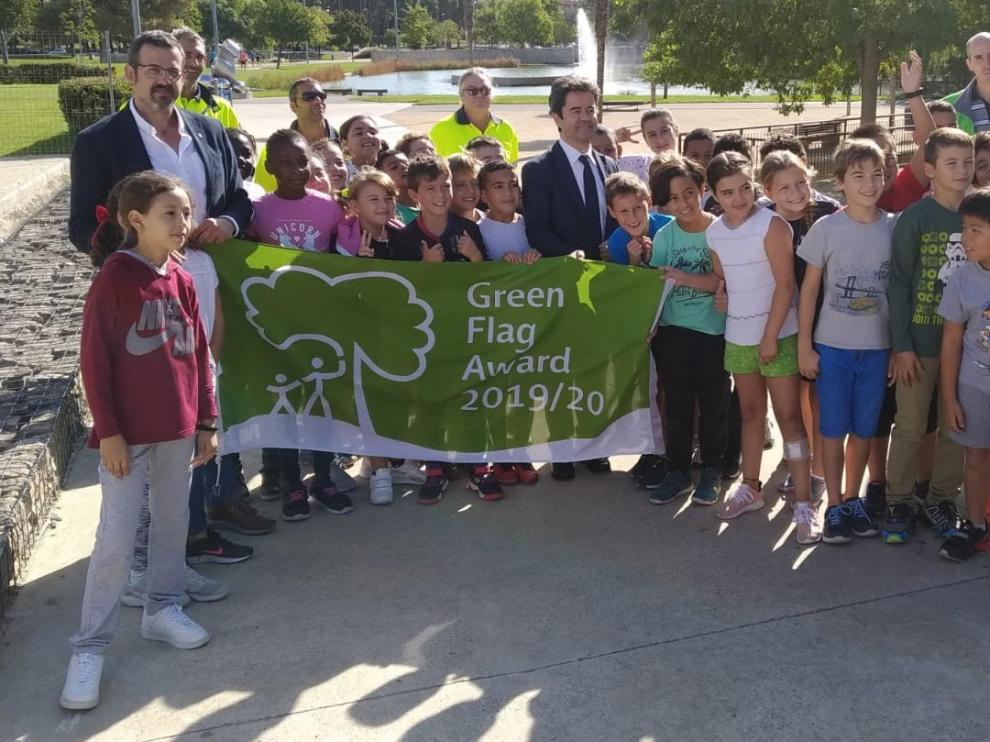 El Parque Universidad de Huesca recibe el premio internacional "Green Flag"