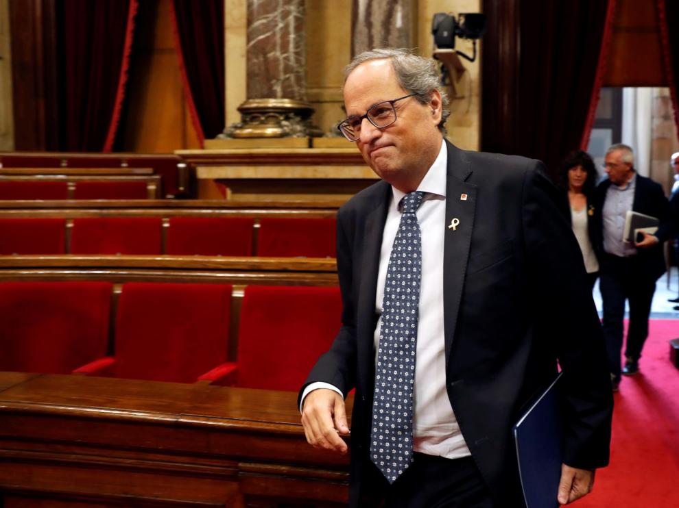 Torra rechaza que se asocie el independentismo a terrorismo