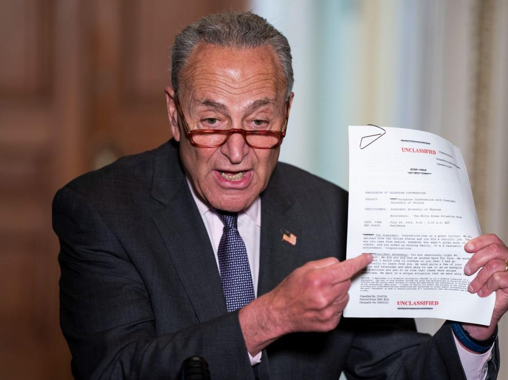 Trump pidió a Zelenski que investigase a los Biden
