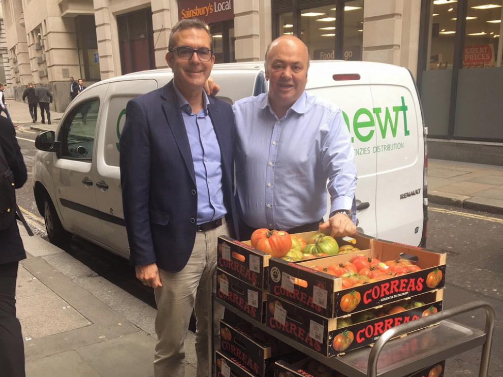 El Tomate Rosa de Barbastro se puede degustar ya en cincuenta restaurantes de Londres