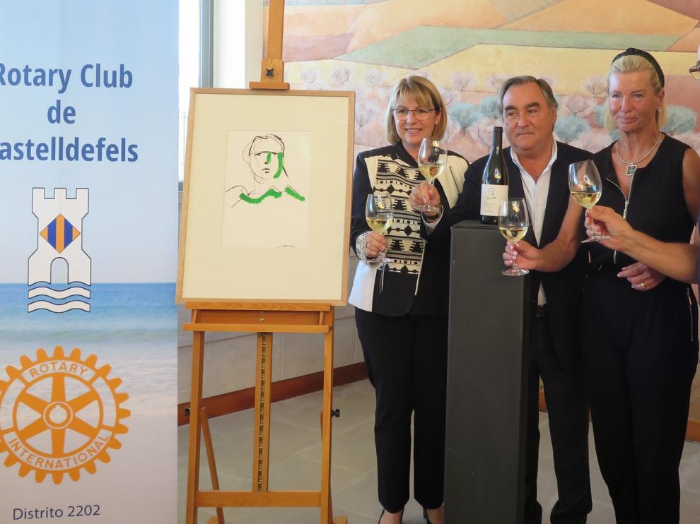 Enate y Rotary Club de Castelldefels presentan el Chardonnay Solidario 2019 - 2020
