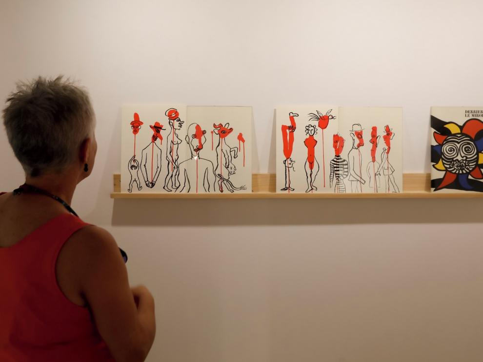 La artista oscense Ana Escar bucea en los fondos de La Carbonería