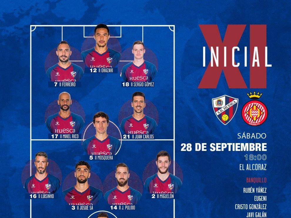 El Huesca se lleva tres puntos de oro en el partido contra el Girona