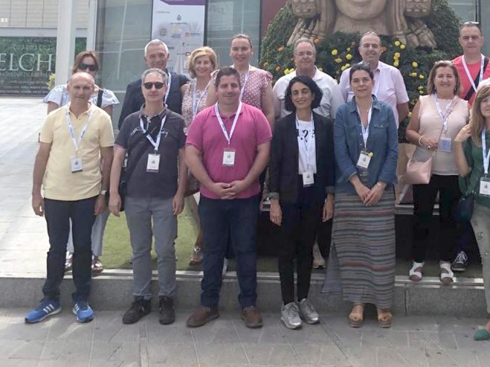 Barbastro, la segunda cofradía más numerosa en el Encuentro Nacional de Elche