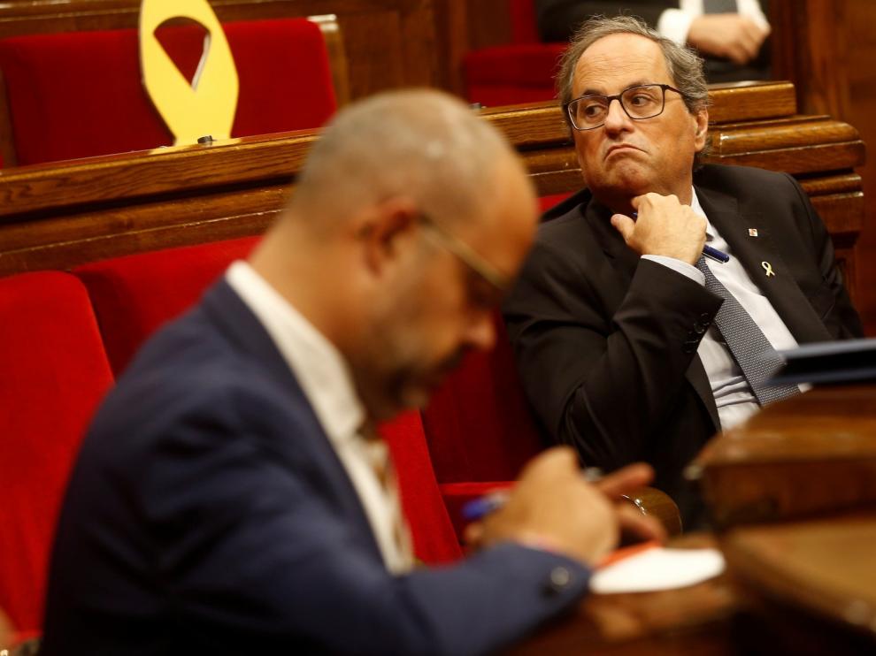 Uno de los detenidos de los CDR se entrevistó con Torra