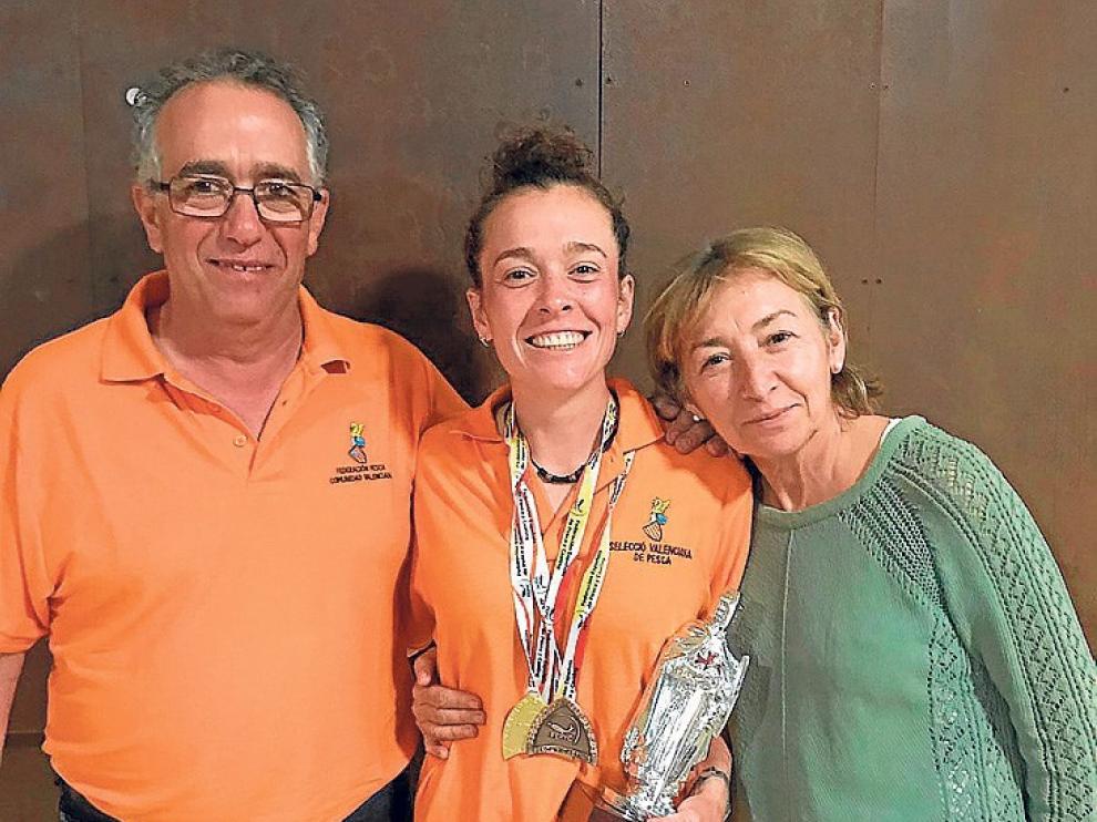 La pescadora altoaragonesa Nuria Mallada gana el Campeonato Nacional en Monzón