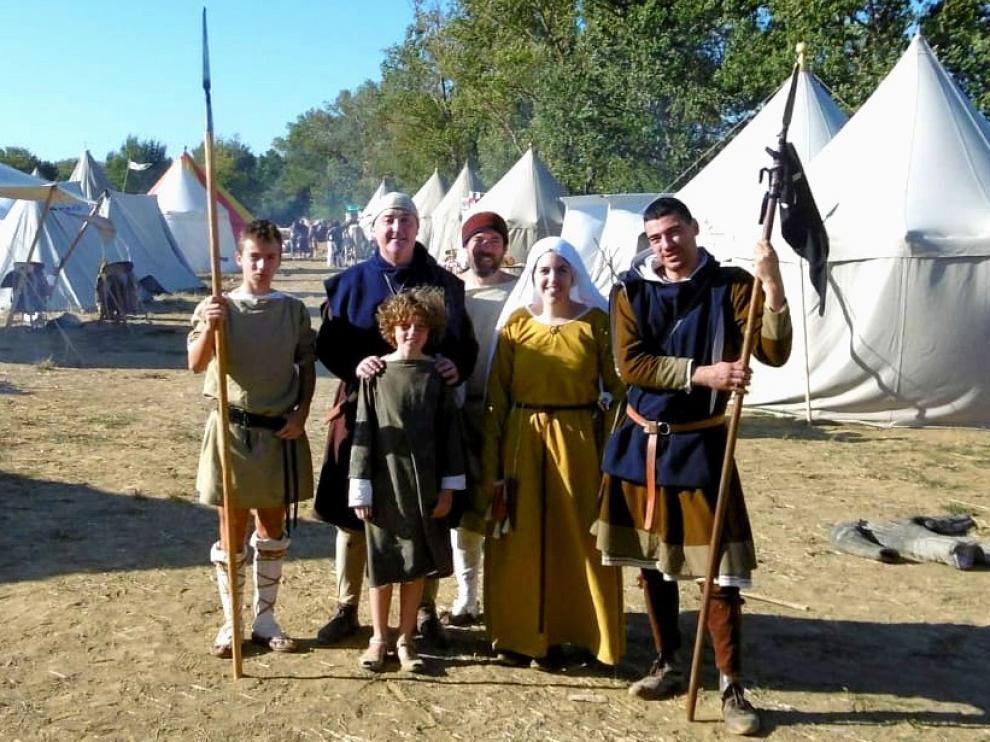 La Asociación El Viejo Reino de Montañana recrea la batalla de Baziege en su ochocientos aniversario