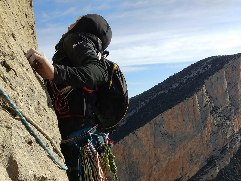 El grupo de alpinismo de la Federación Aragonesa de Montañismo culmina su temporada de escalada en roca