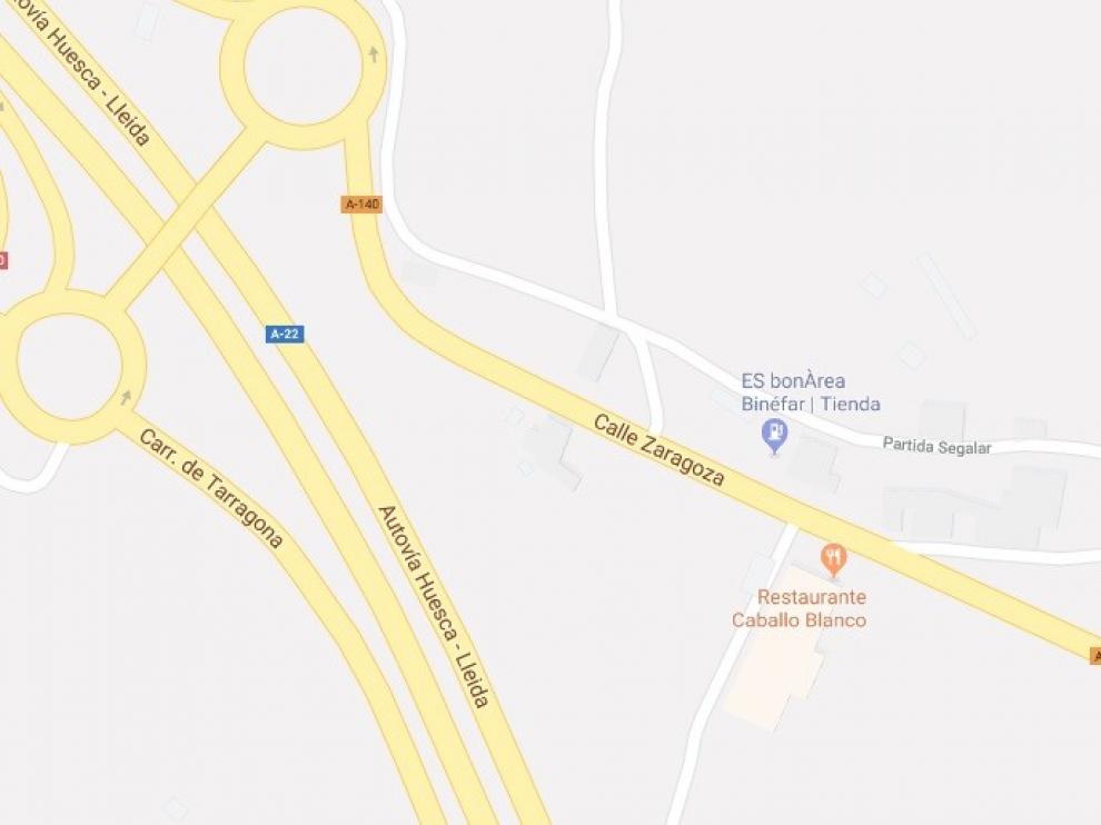 Muere un joven de Belver de Cinca de 25 años al caer con un coche en el Canal de Zaidín