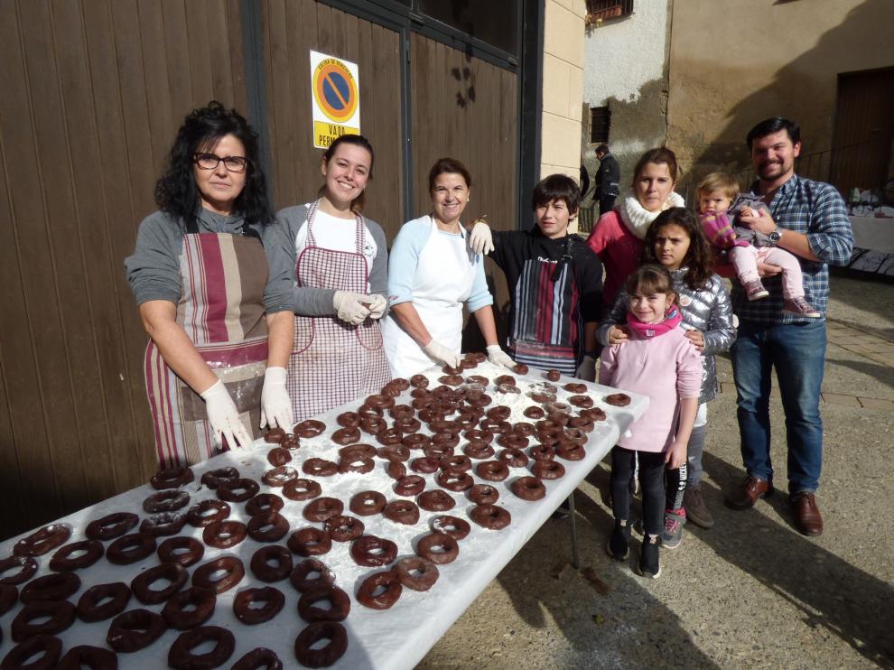 Colungo recuerda las laboriosas tareas de la matacía