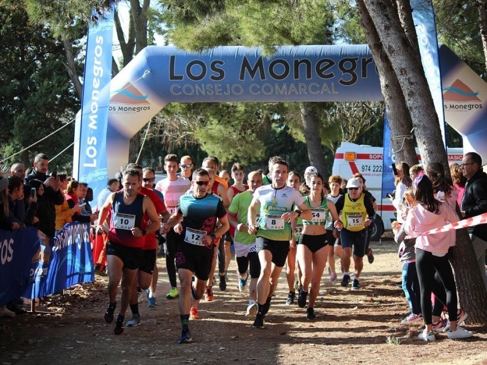 Luna y Abadías se llevan el XXVI Cross de Lanaja