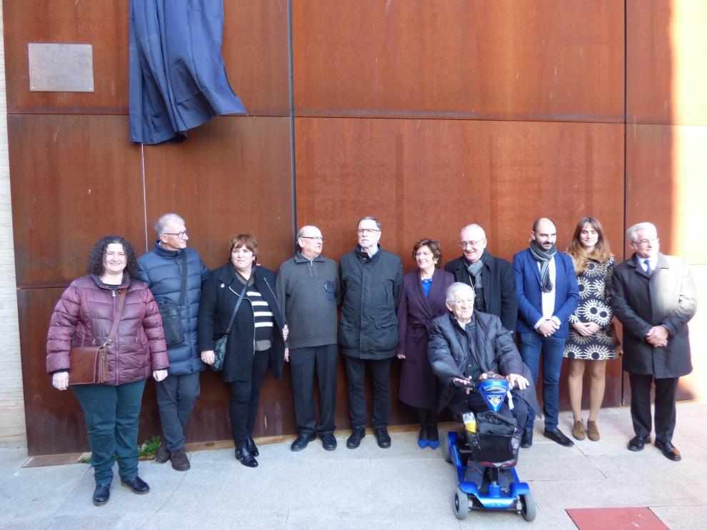 Barbastro dedica una plaza a Iglesias y Calvera
