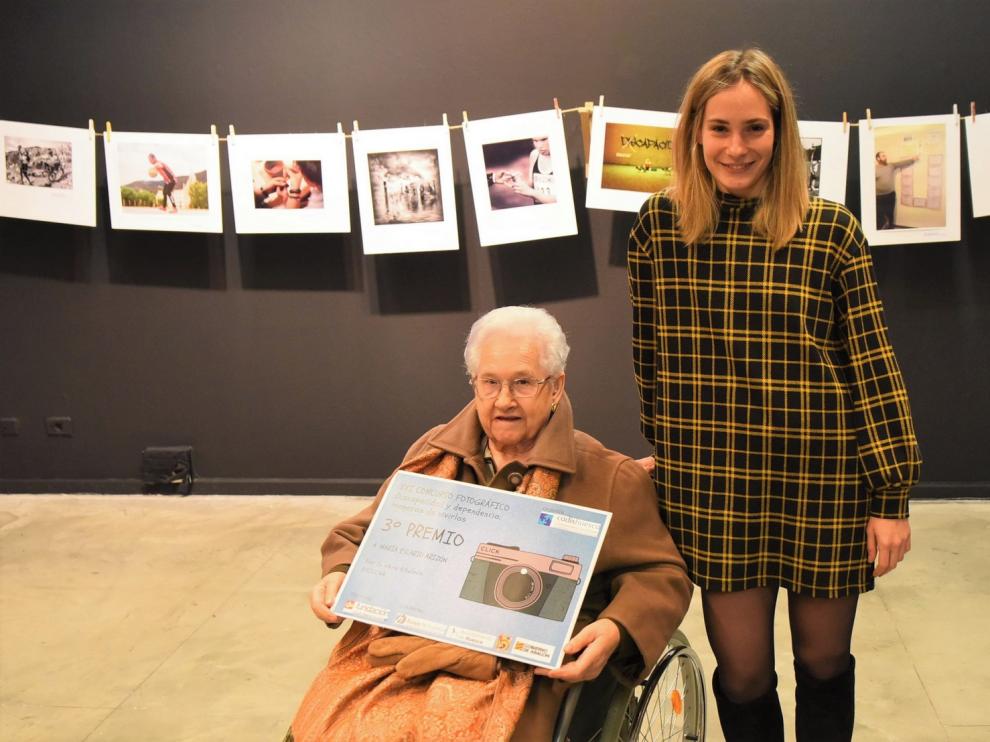 María Escario, premiada en el concurso fotográfico de Cadis: "Las personas dependientes tienen mucho que decir"