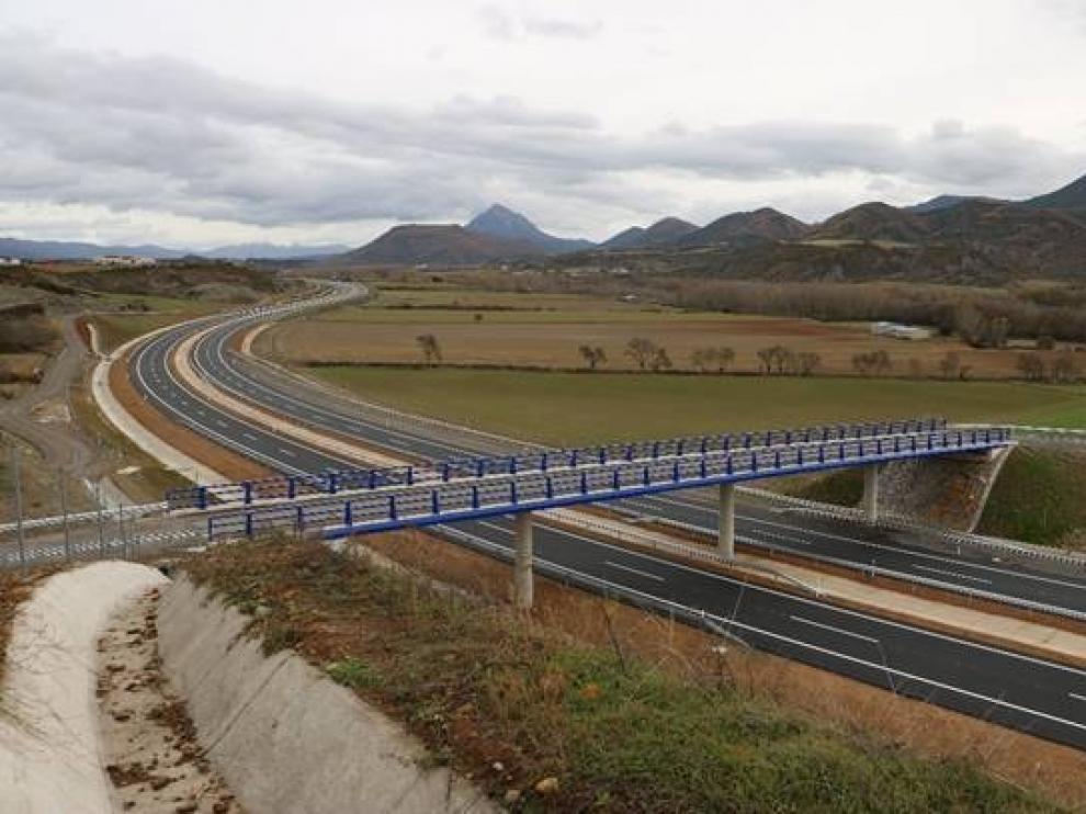 El jueves entra en servicio un nuevo tramo de la A-21, entre Santa Cilia y Puente la Reina de Jaca