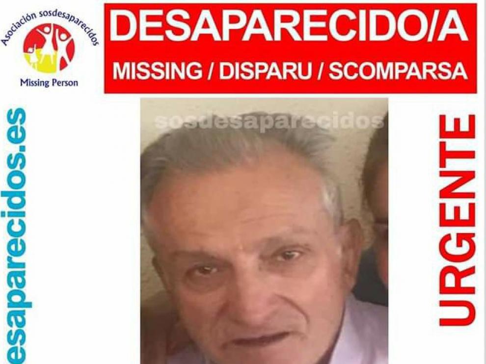 La familia de Virgilio Jiménez, desaparecido en Zaragoza, pide colaboración en su búsqueda