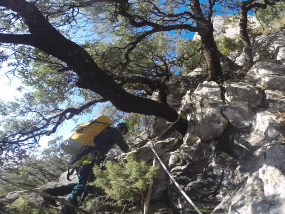 Rescatados dos escaladores y un esquiador en el Pirineo de Huesca