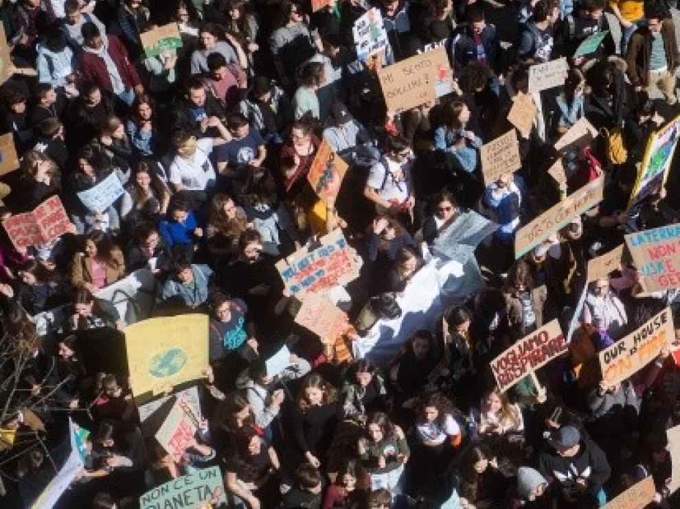 Los indígenas chilenos relegan a Greta Thunberg a un segundo plano en la Marcha por el Clima de Madrid