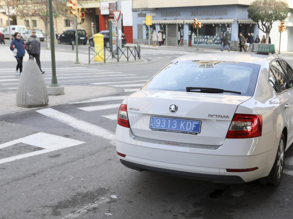 Los taxistas de Huesca aseguran que el 98% de sus servicios son "cero espera"