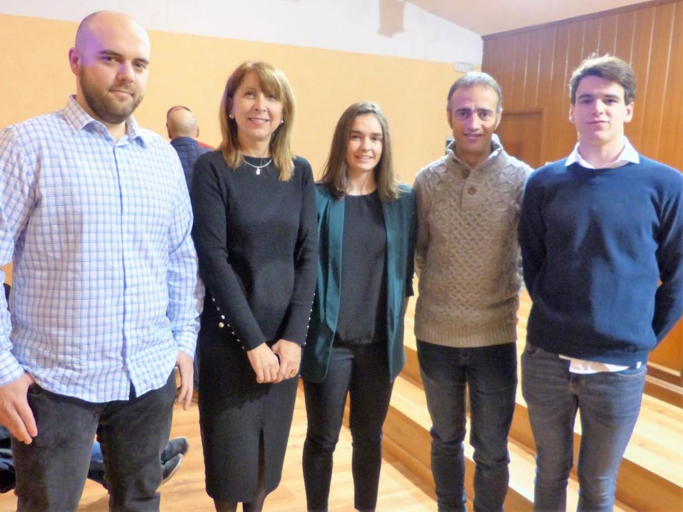 Sabiñánigo premia el esfuerzo de Rodríguez, Larrosa y Barrio