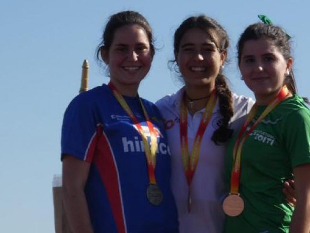 Plata y bronce para Iria Teijeira y Eva Rico en el Campeonato de España de marcha de invierno