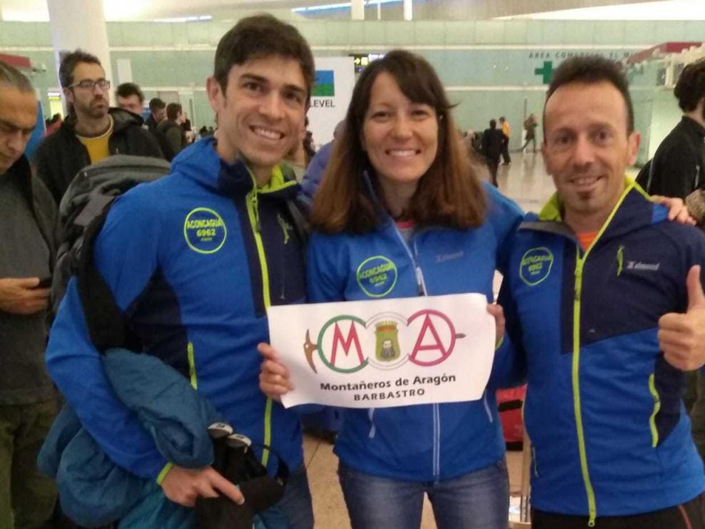 Tres barbastrenses atacarán la cima del Aconcagua