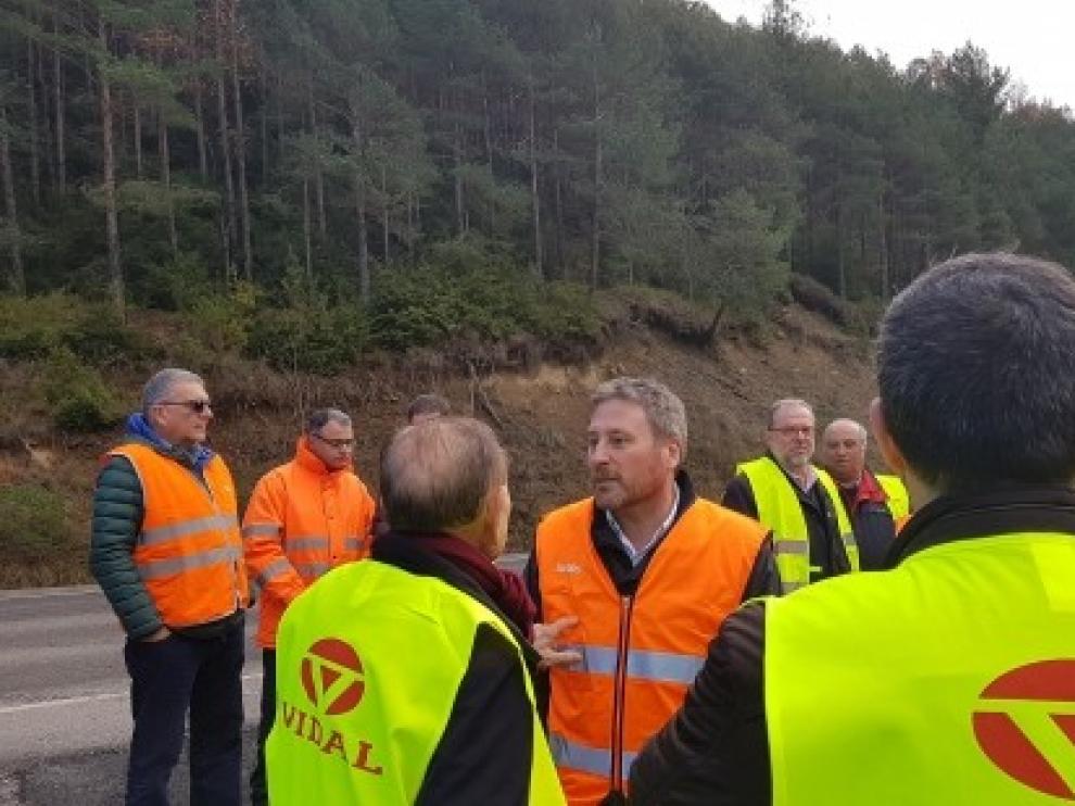 El Gobierno aragonés acomete la mejora de la seguridad de la carretera A-139 en Santaliestra