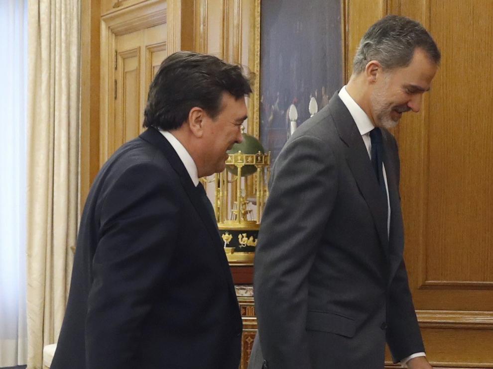 Sólo los aliados del PP trasladan al Rey un "no" rotundo a Sánchez